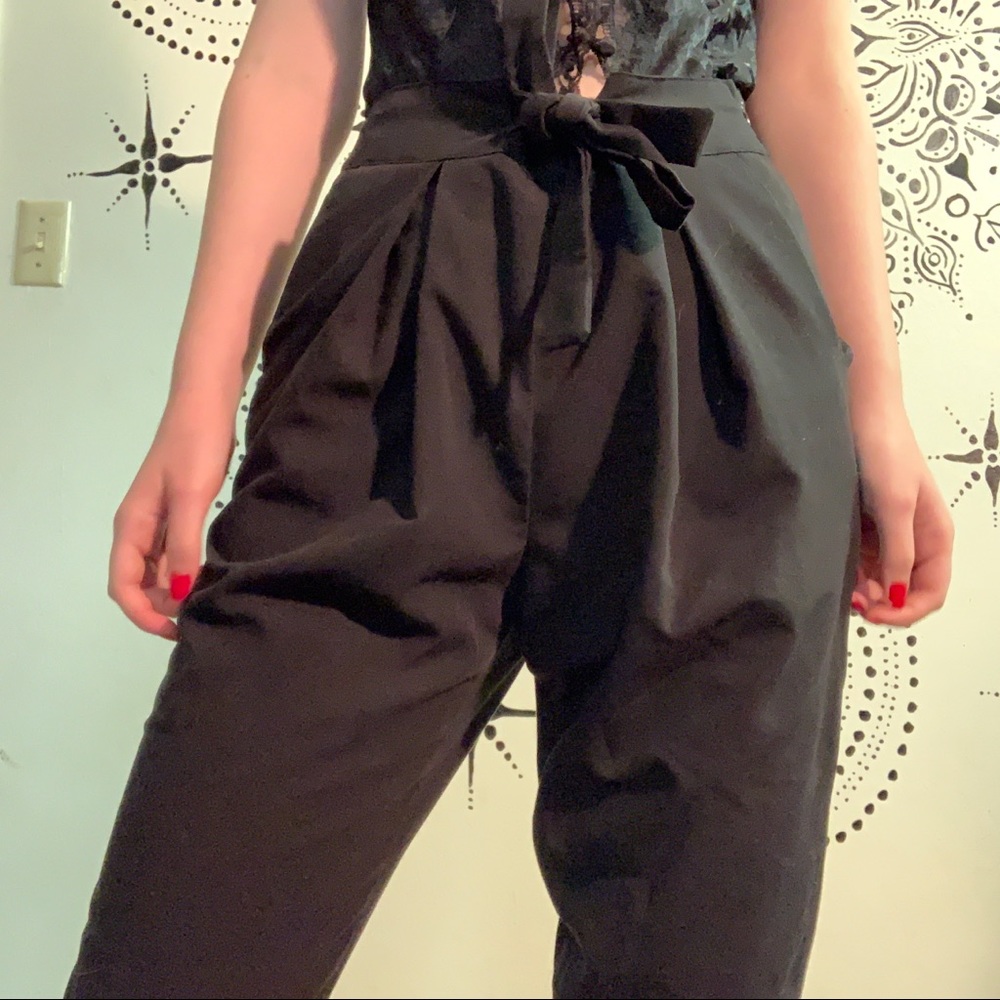 Tie Front Trousers